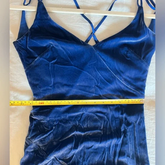 For Love & Lemons Nadine Velvet Maxi Dress LIKE NEW - Picture 11 of 14